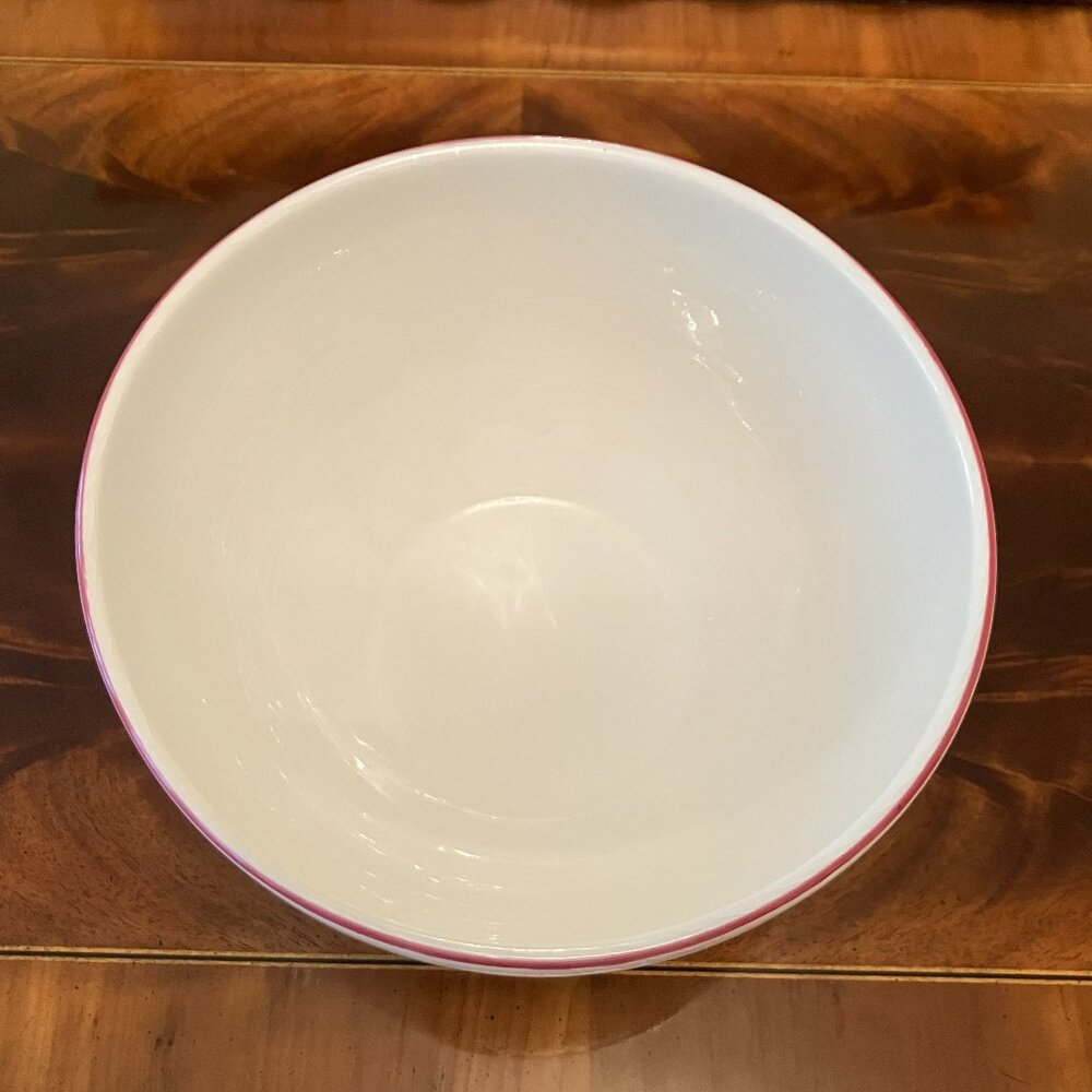 🌺Vintage Tiffany Strasbourg Flowers Large Porcelain Bowl - Picture 6 of 8